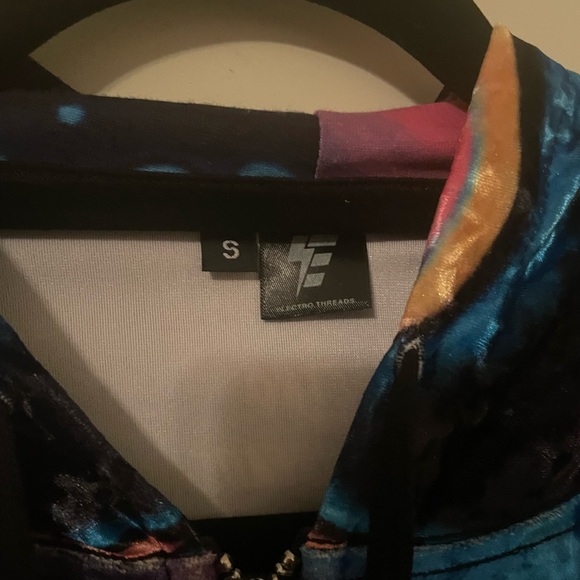 ELECTRO THREADS CRUSHED VELVET HOODIES + SWEATPANTS LOT BUNDLE - Picture 7 of 13